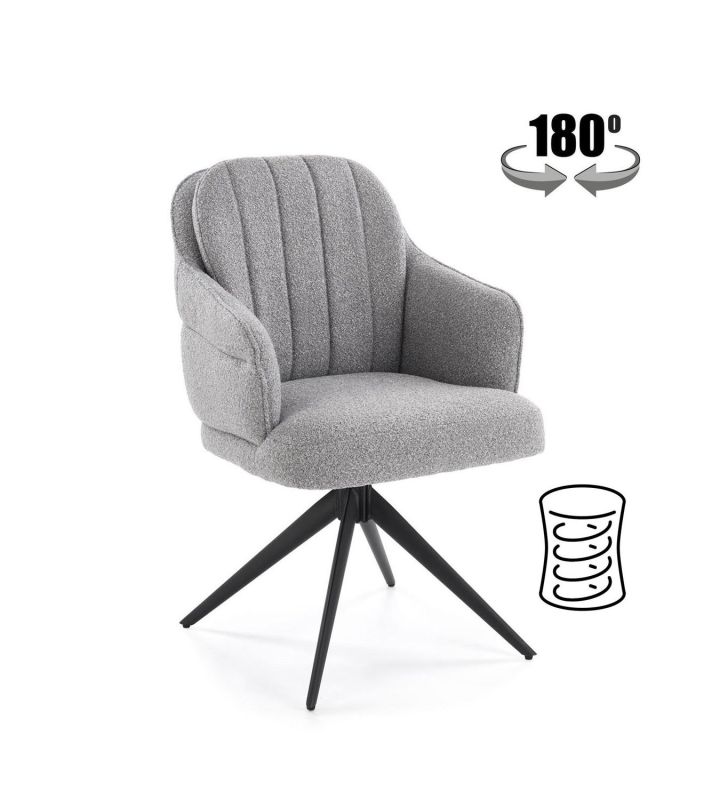 Jídelní židle K570 šedá