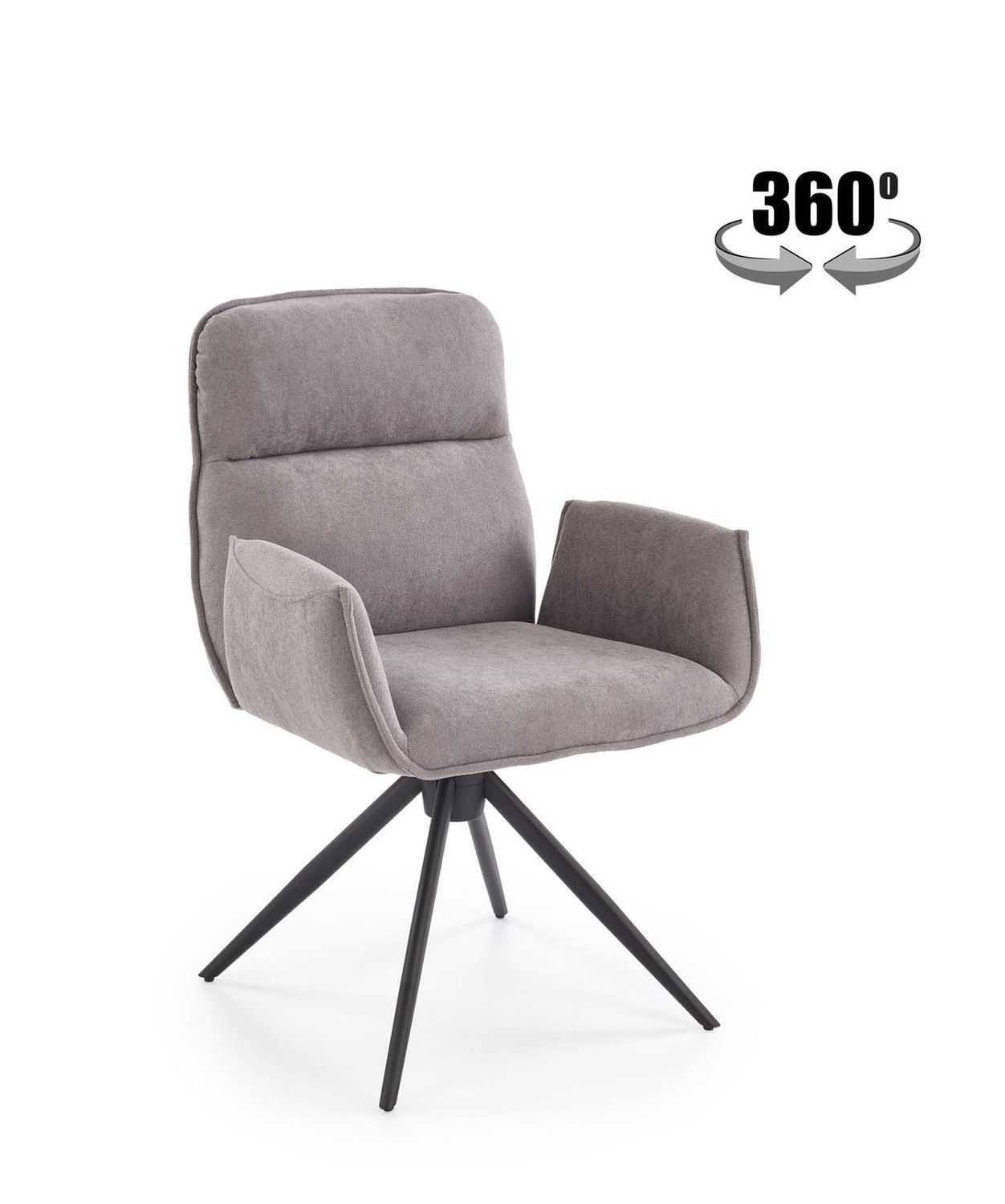 Jídelní židle K574 šedá