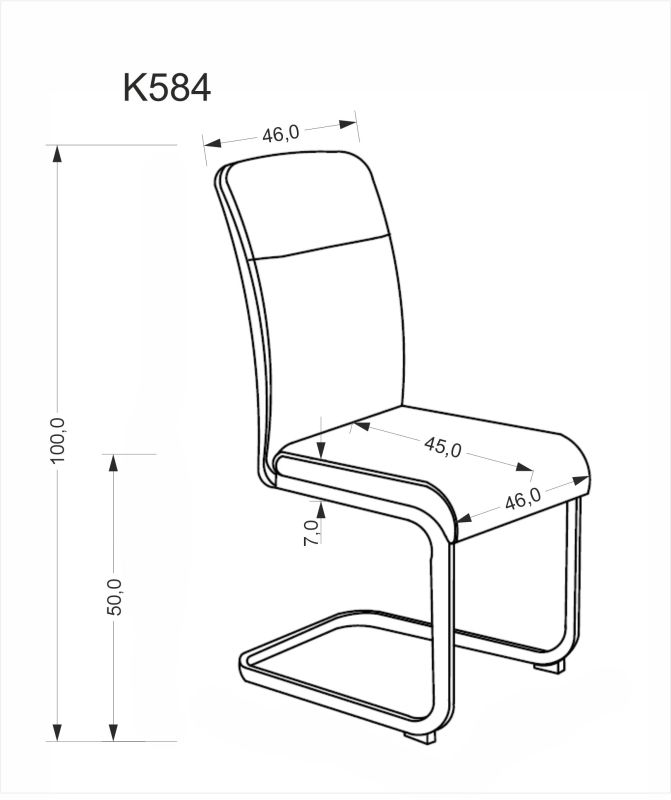 Jídelní židle K584