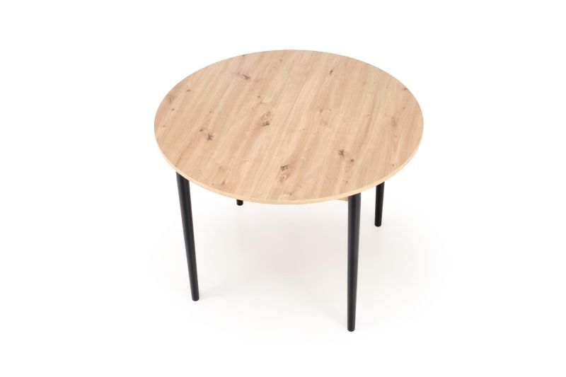 Jídelní stůl PIVOT dub artisan/černá