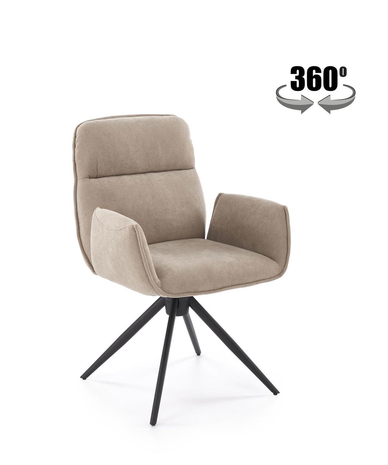 Jídelní židle K574 tmavě béžová