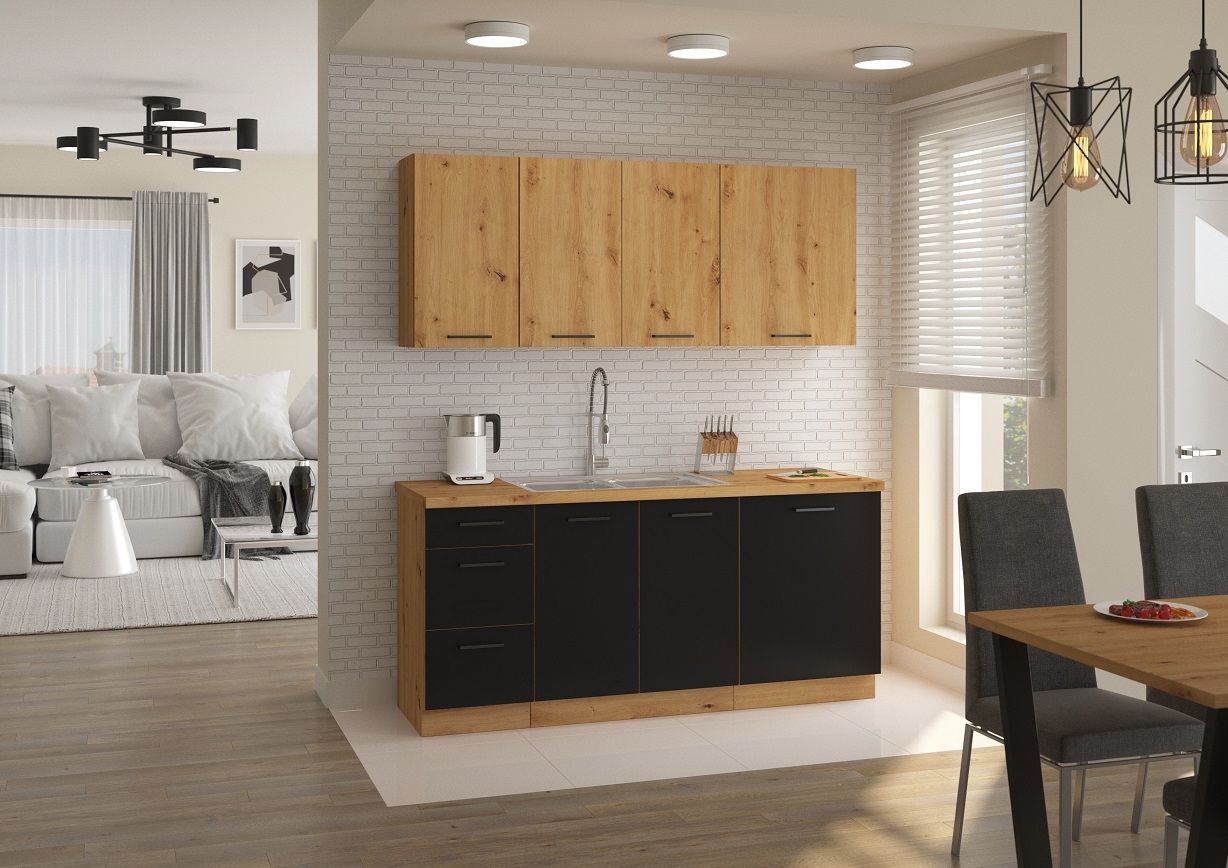 Spodní zásuvková skříňka MODERNA 40 D 3S BB