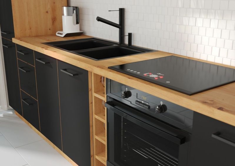 Vysoká skříň na lednici MODERNA 60 LO-210 2F