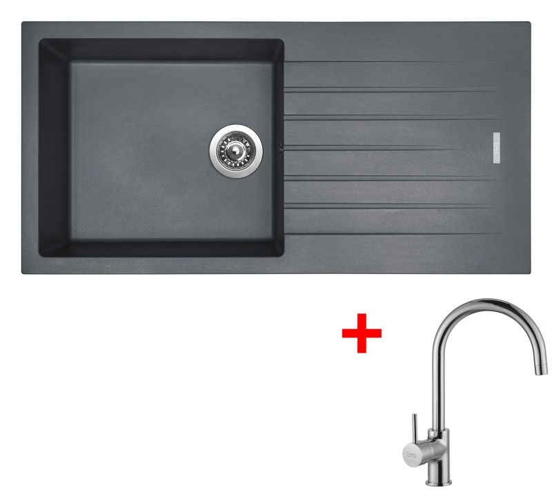 Sinks PERFECTO 1000 Titanium + Vitalia