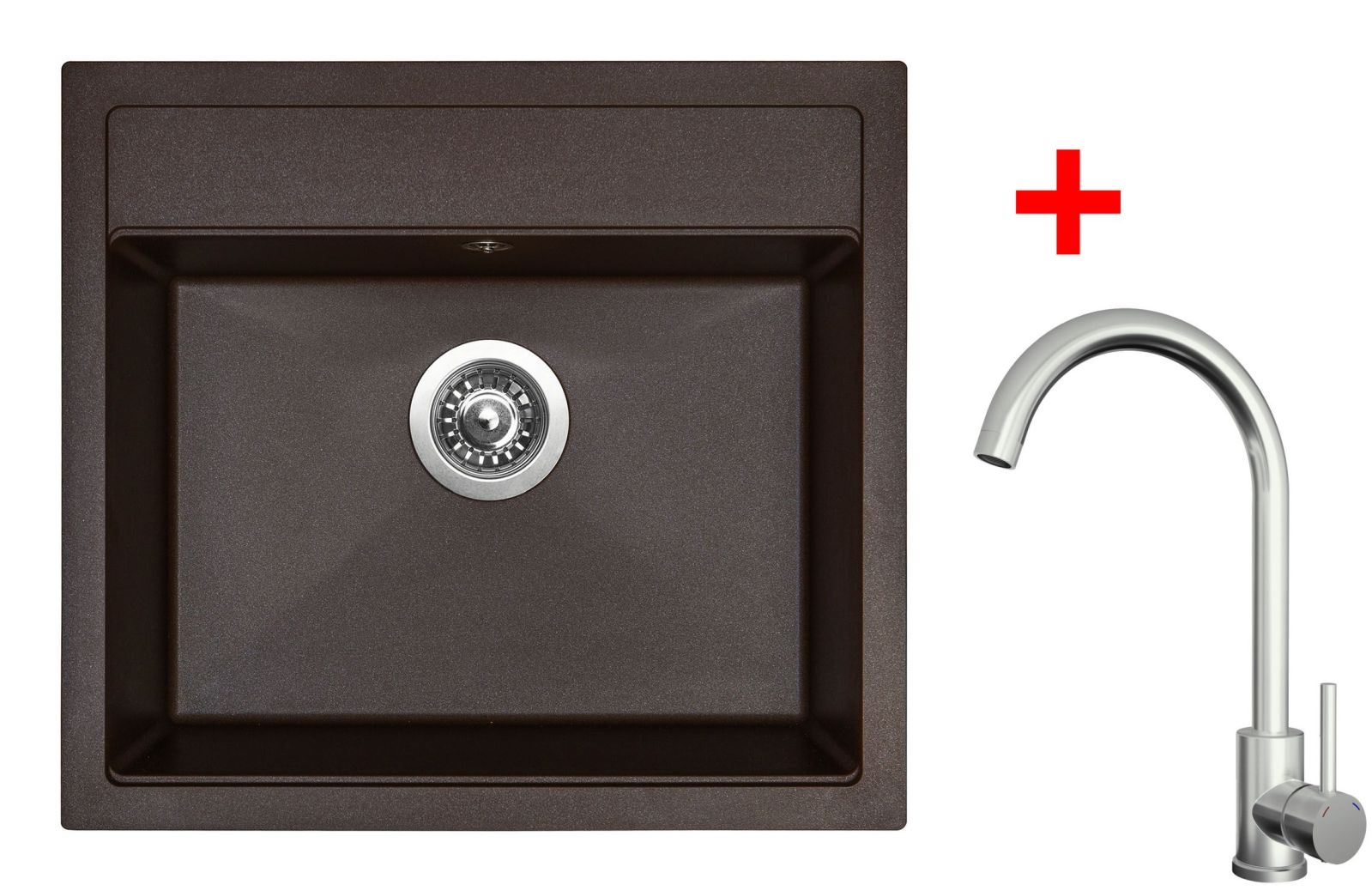Sinks SOLO 560 Marone + ARCO celonerezová
