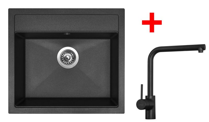 Sinks SOLO 560 Granblack + ELKA Černá matná