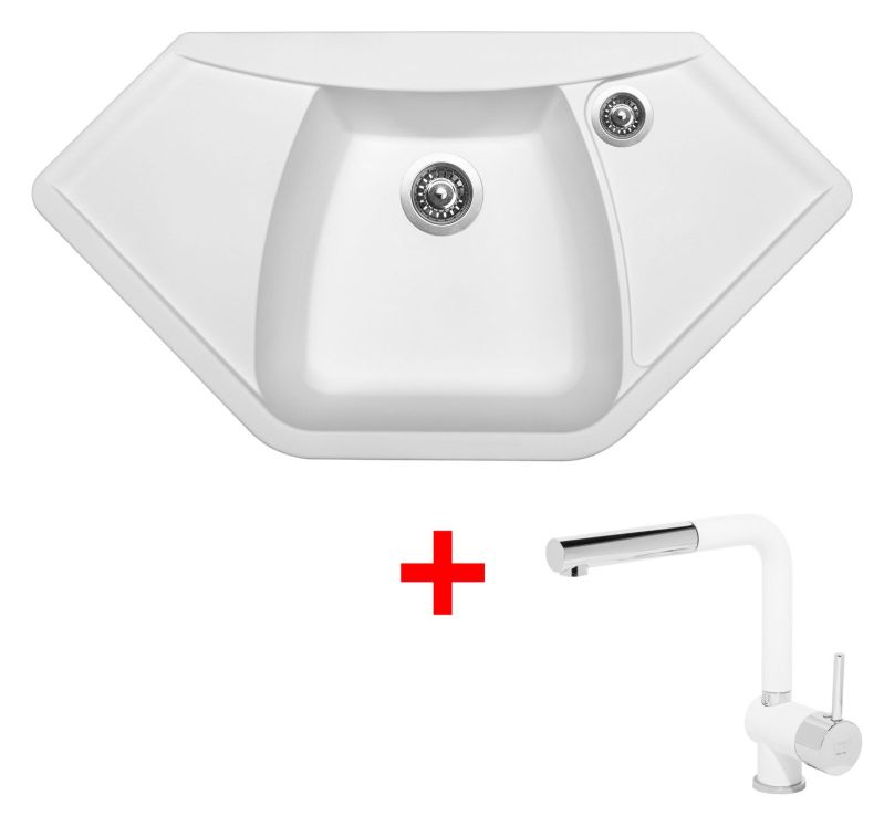 Sinks NAIKY 980 Milk + Mix 3 P GR