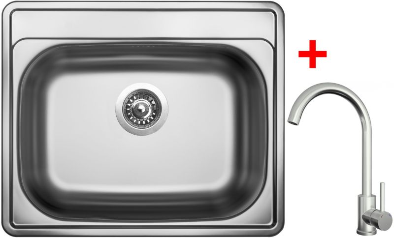 Sinks COMFORT 600 + ARCO celonerezová