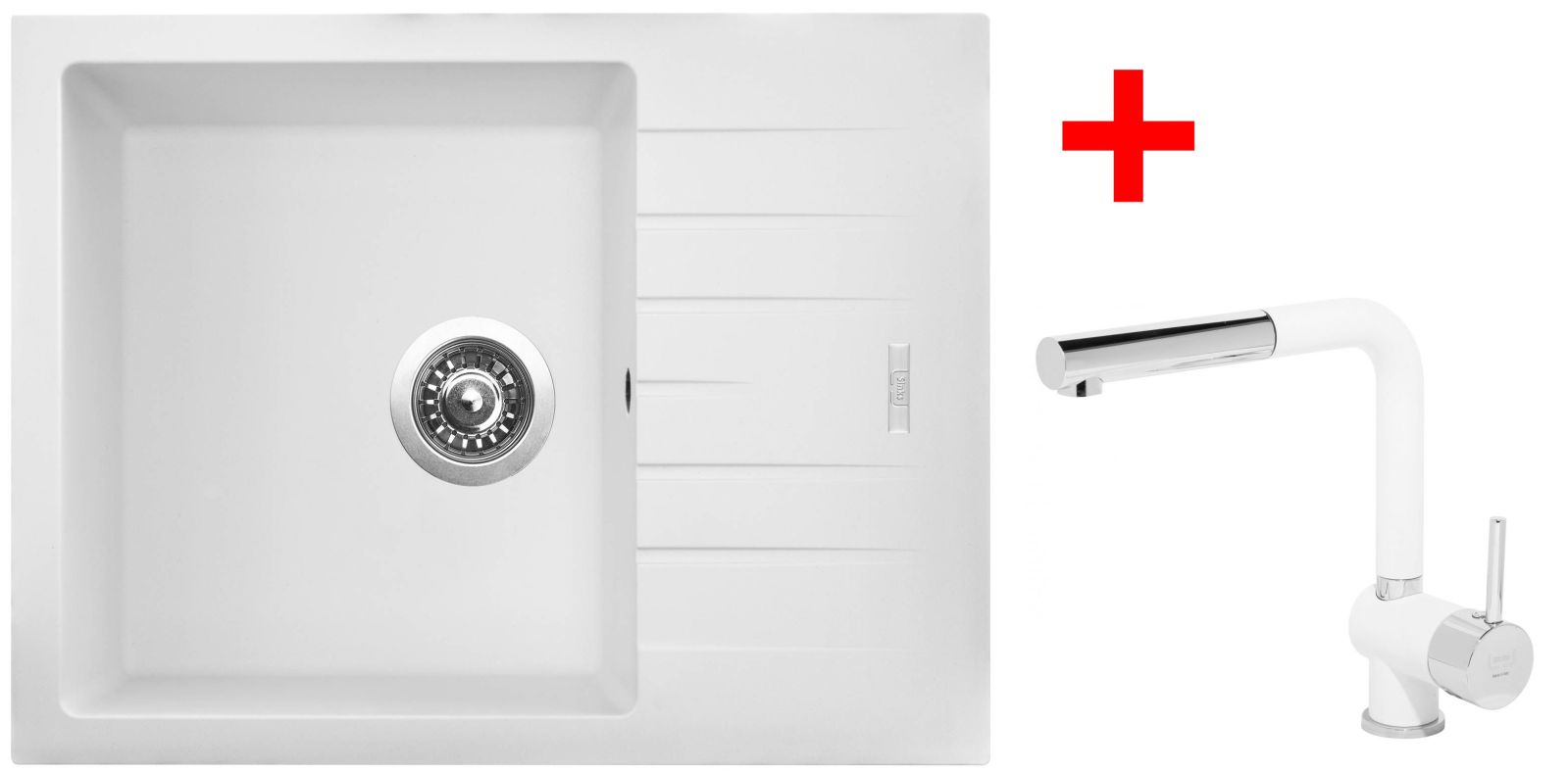 Sinks PERFECTO 650 Milk + MIX 3 P GR