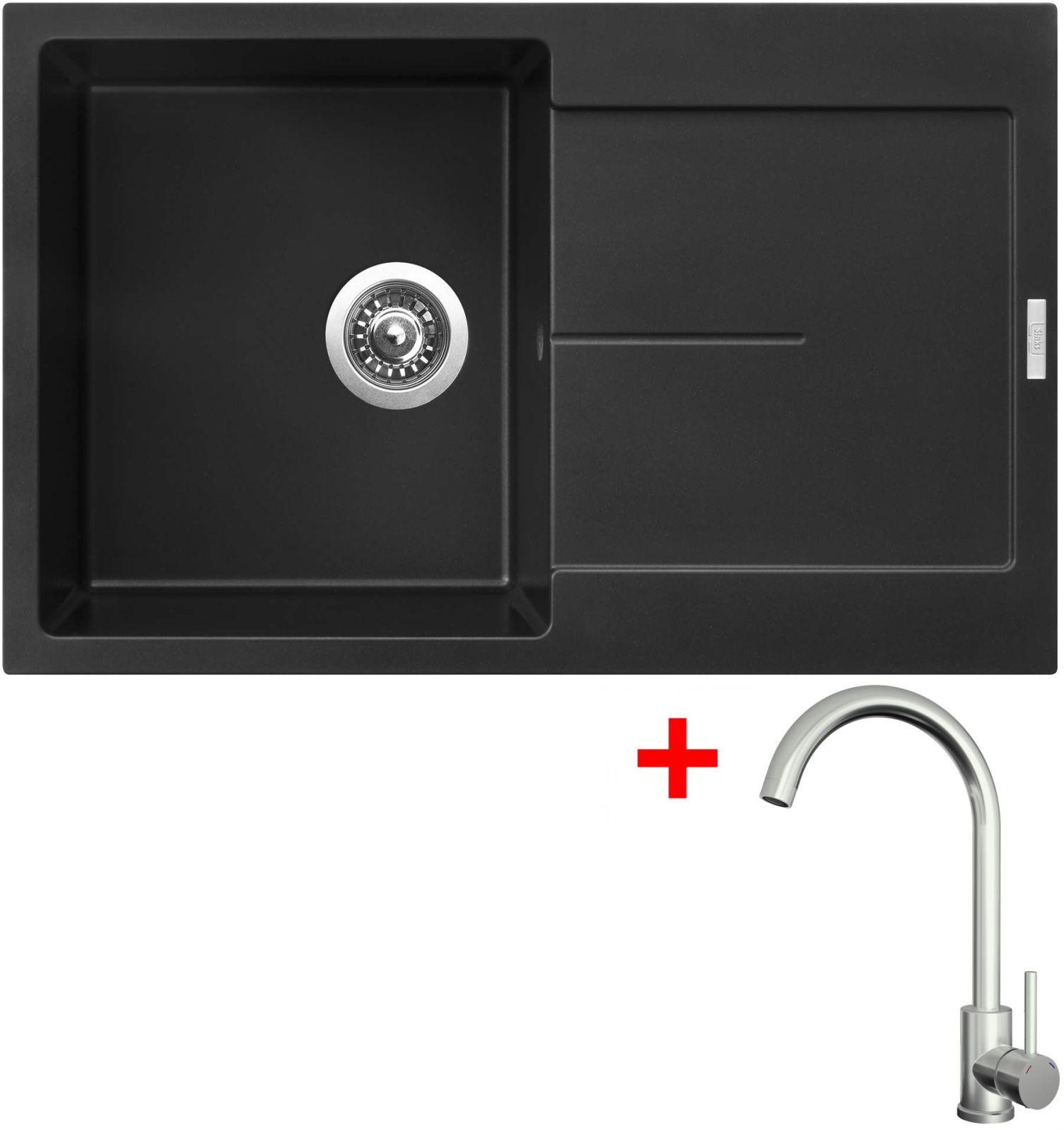 Sinks ULTIMA 790 Pureblack + ARCO celonerezová