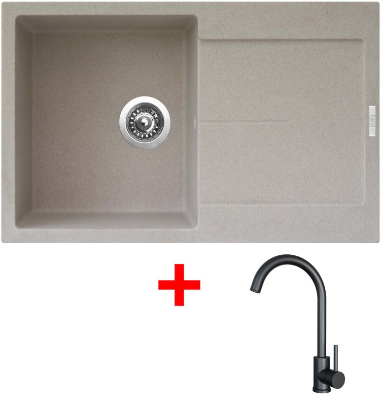 Sinks ULTIMA 790 Avena + ARCO černá matná