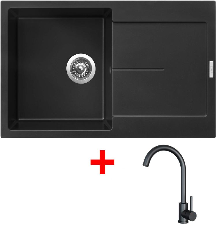 Sinks ULTIMA 790 Pureblack + ARCO černá matná