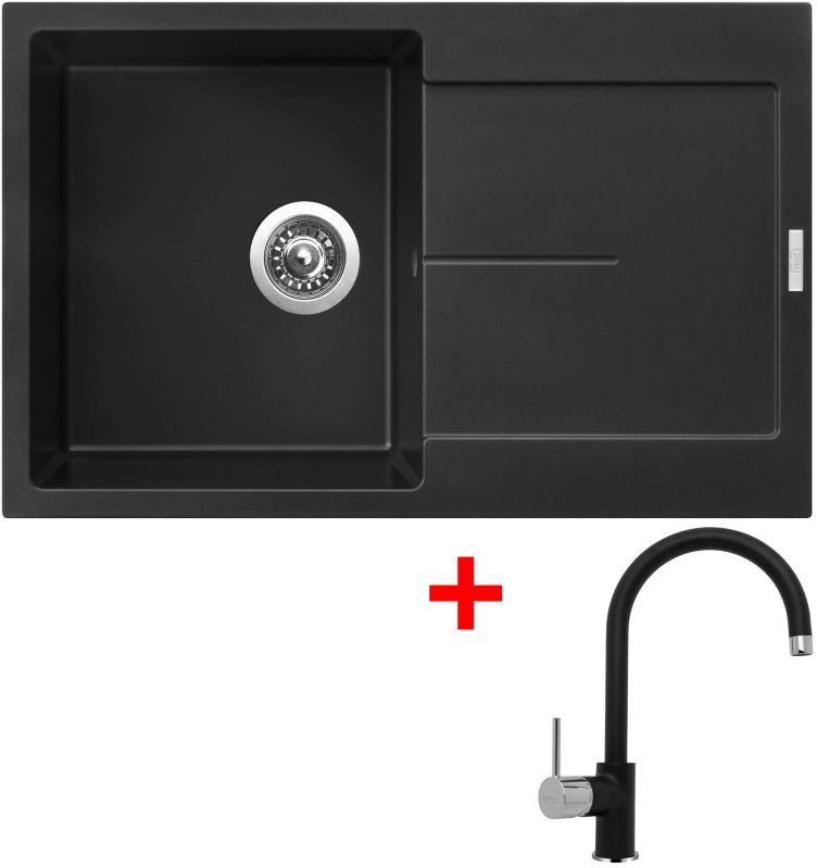 Sinks ULTIMA 790 Pureblack + Vitalia GR
