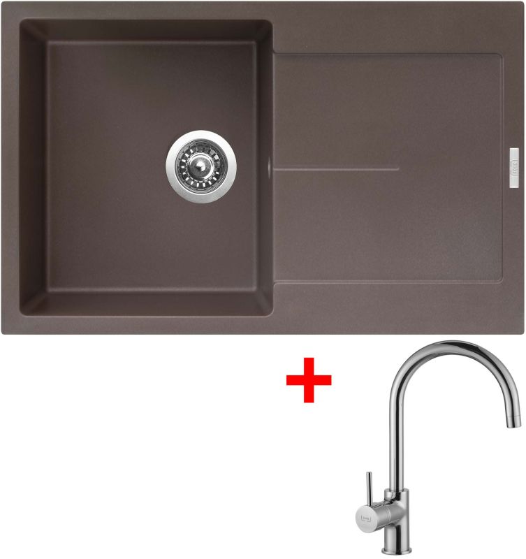 Sinks ULTIMA 790 Marone + Vitalia