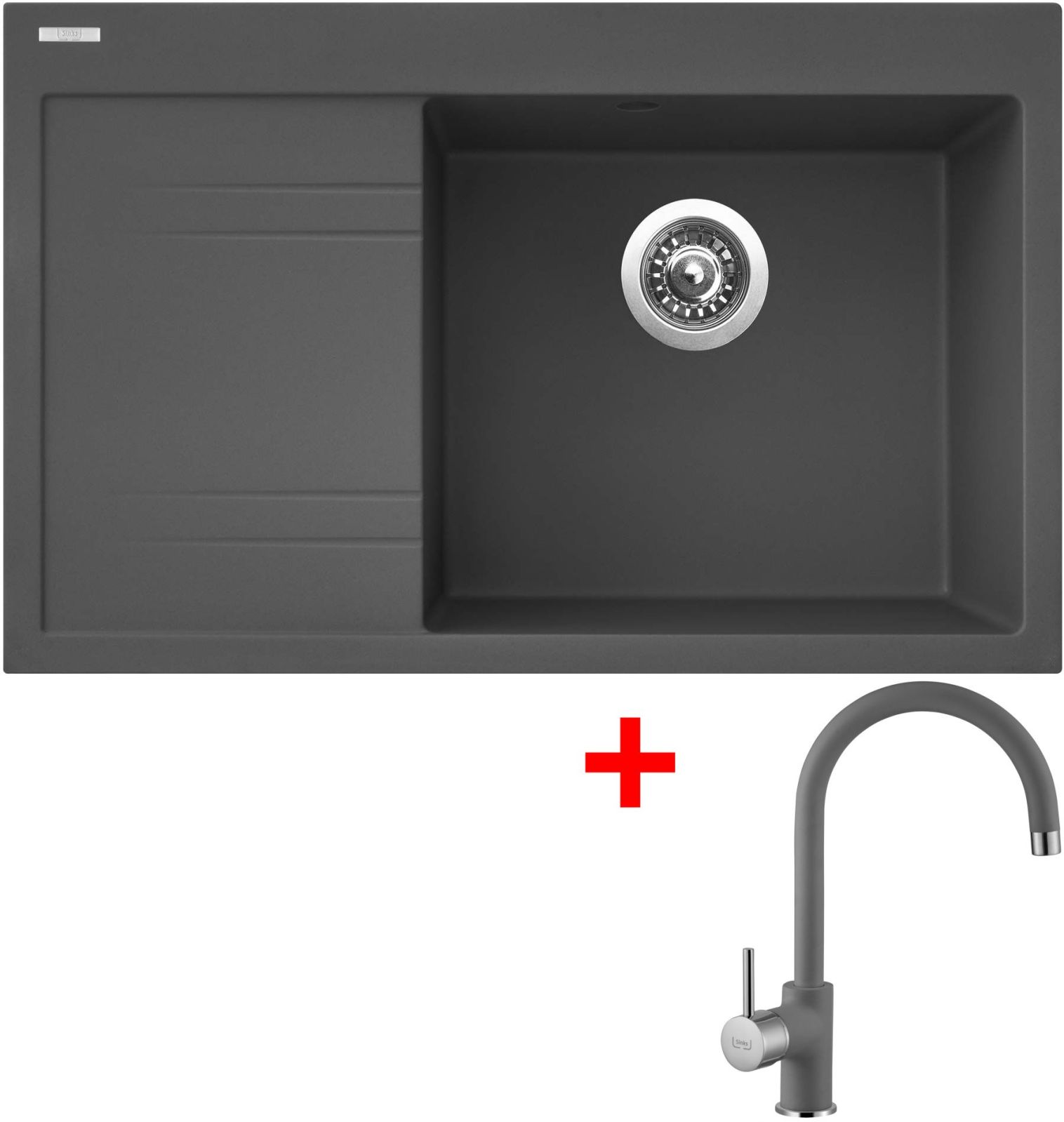 Sinks RIM 780 P Titanium + Vitalia GR
