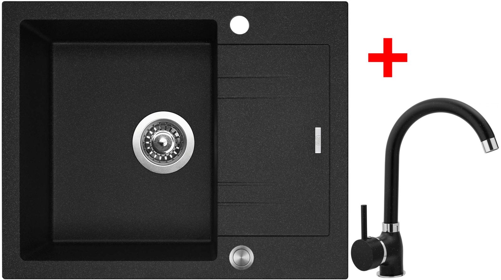 Sinks LINEA 600 XC Granblack + Polo GR