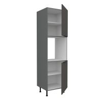 Vysoká skříň na vestavnou troubu ARIA ANT GRAFIT 60 DP-215 2F
