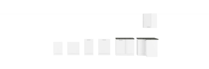 Horní skříňka LARA WHITE 30 G-72 1F
