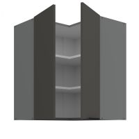 Horní rohová skříňka ARIA ANT GRAFIT 60x60 GN-72 2F (90°)