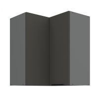 Horní rohová skříňka ARIA ANT GRAFIT 60x60 GN-72 2F (90°)