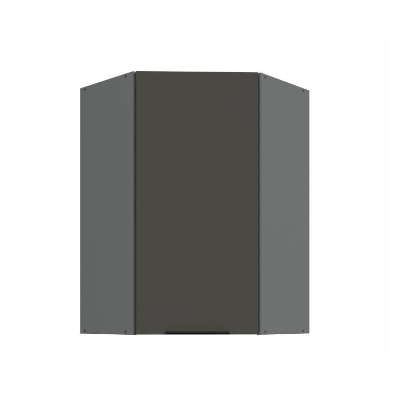 Horní rohová skříňka ARIA ANT GRAFIT 60x60 GN-90 1F (45°)