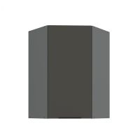 Horní rohová skříňka ARIA ANT GRAFIT 60x60 GN-90 1F (45°)