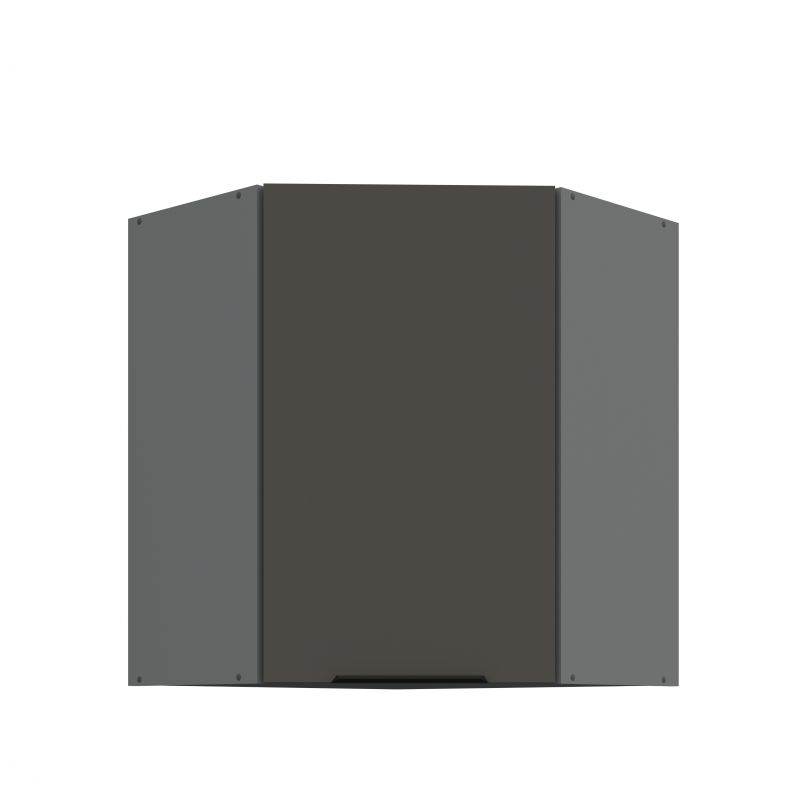 Horní rohová skříňka ARIA ANT GRAFIT 60x60 GN-72 1F (45°)