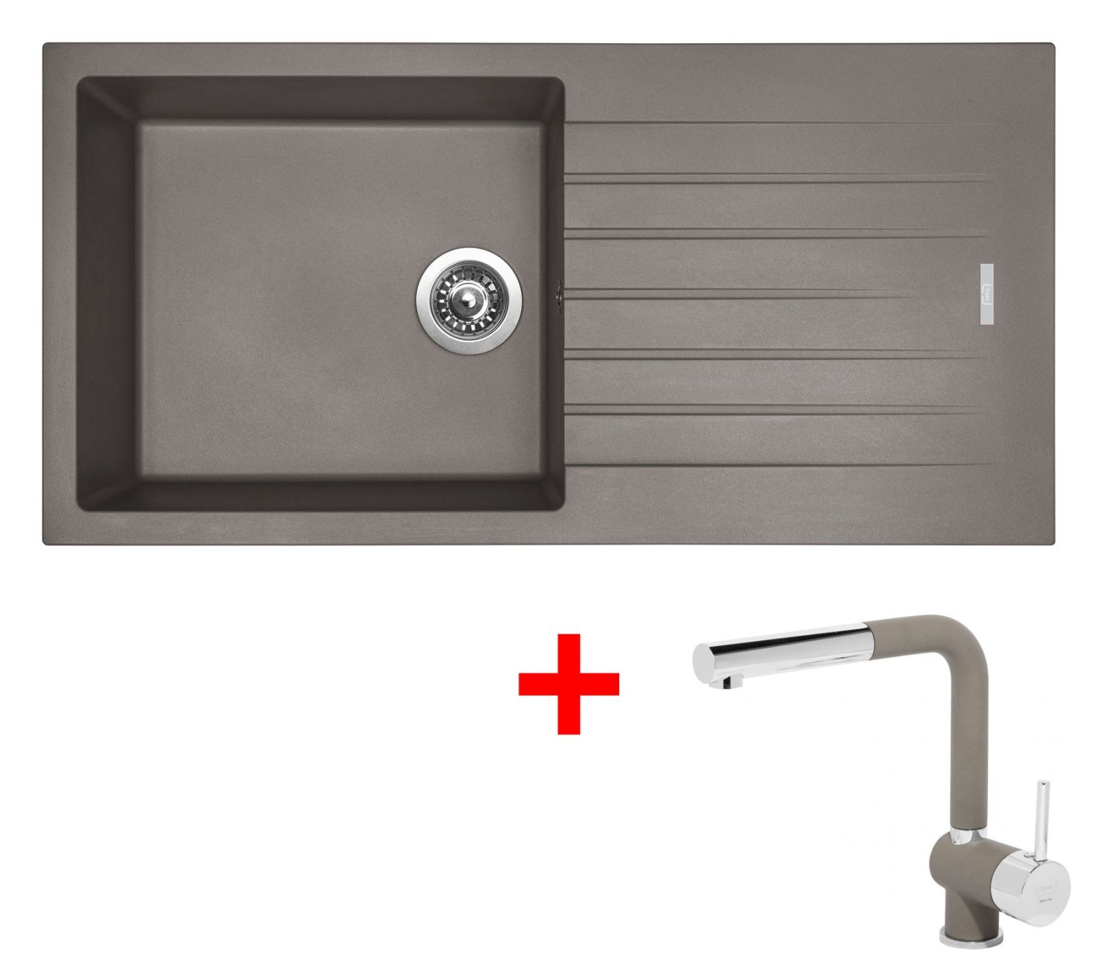 Sinks PERFECTO 1000 Truffle + Mix 3 P GR