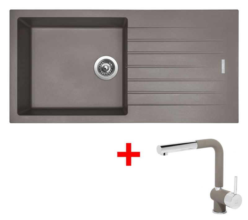 Sinks PERFECTO 1000 Truffle + Mix 3 P GR