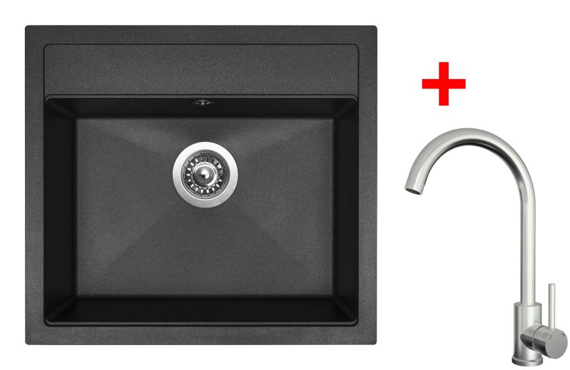 Sinks SOLO 560 Granblack + ARCO celonerezová