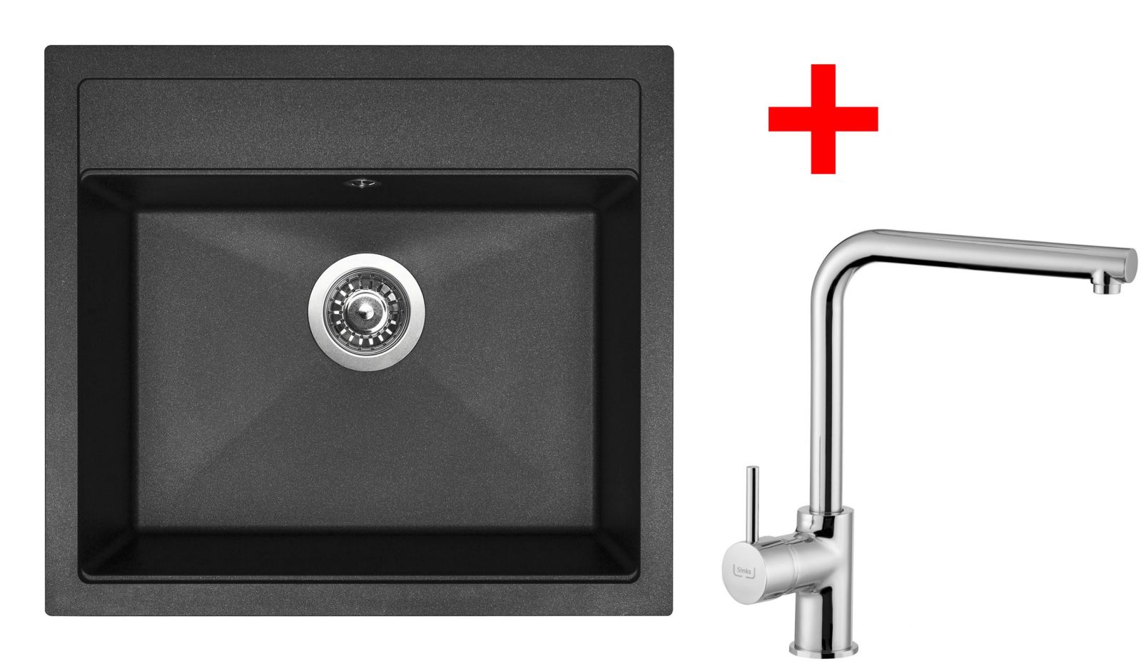 Sinks SOLO 560 Granblack + ELKA lesklá