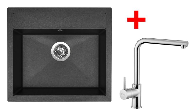Sinks SOLO 560 Granblack + ELKA lesklá