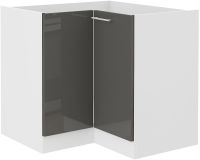 Spodní rohová skříňka LARA GREY 90x90 ND 1F BB