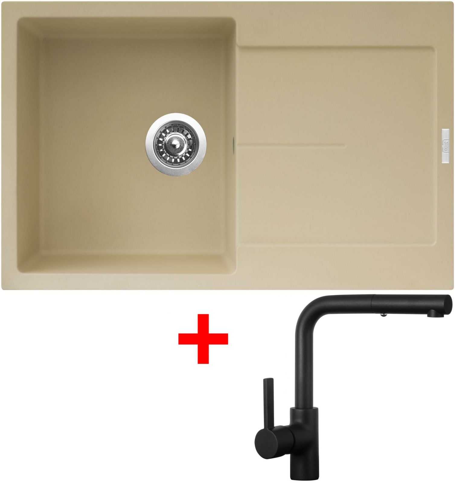 Sinks ULTIMA 790 Sahara + ENIGMA S Černá matná