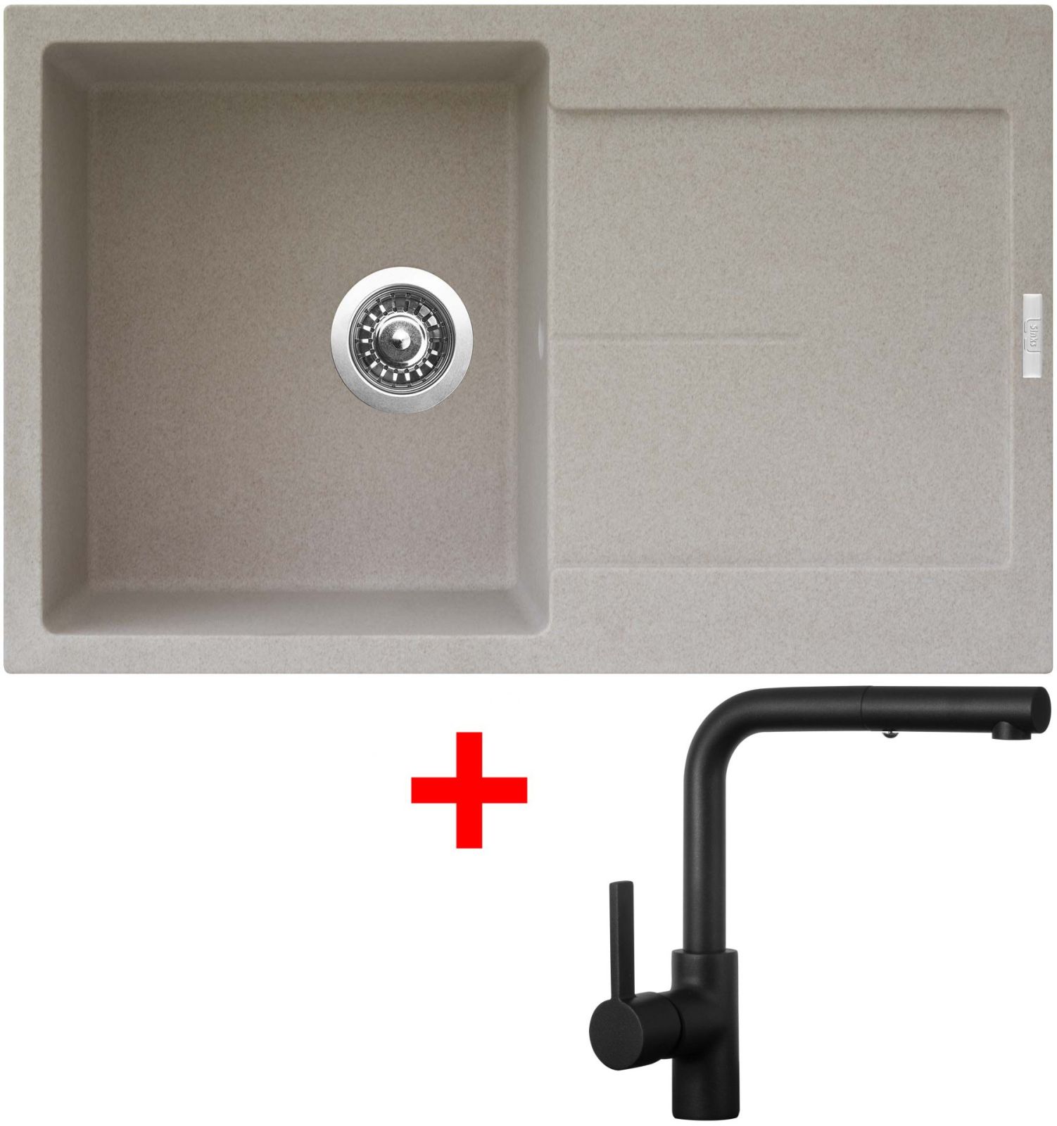 Sinks ULTIMA 790 Avena + ENIGMA S Černá matná