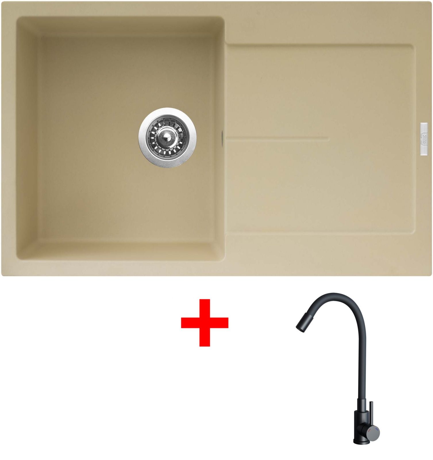 Sinks ULTIMA 790 Sahara + ELASTA černá matná