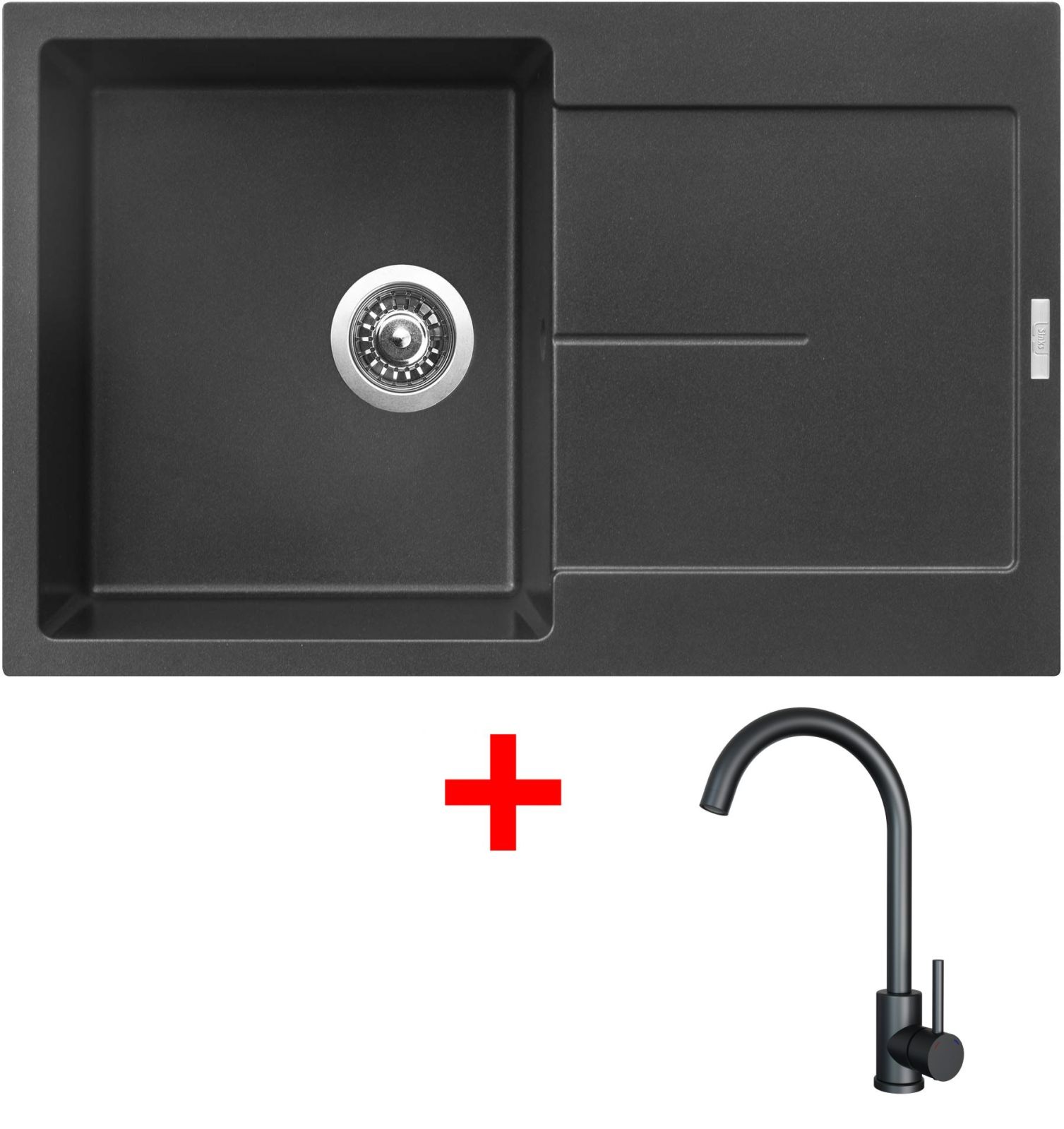 Sinks ULTIMA 790 Metalblack + ARCO černá matná