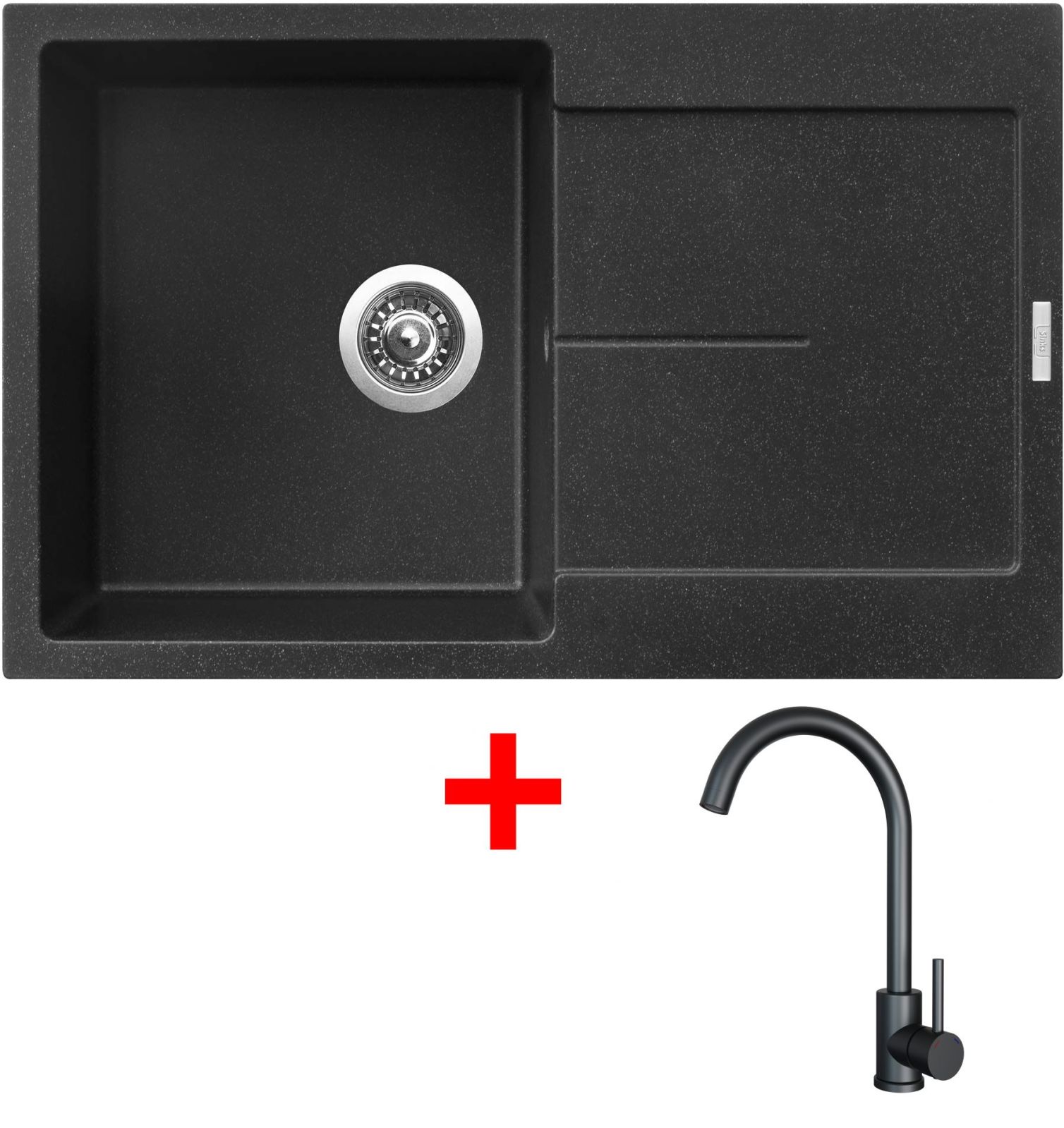 Sinks ULTIMA 790 Granblack + ARCO černá matná