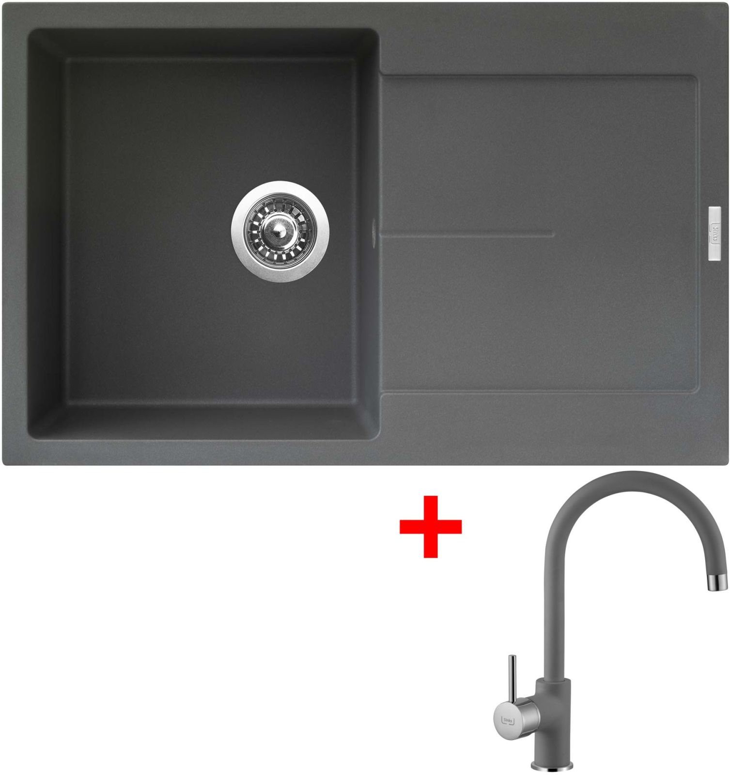 Sinks ULTIMA 790 Titanium + Vitalia GR