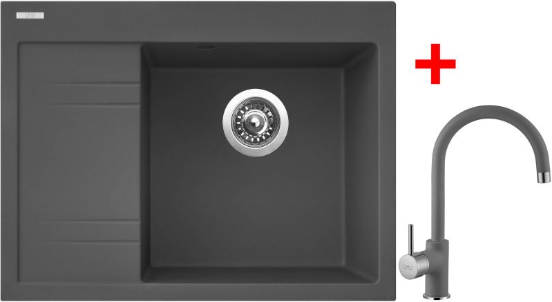 Sinks RIM 650 P Titanium + Vitalia GR