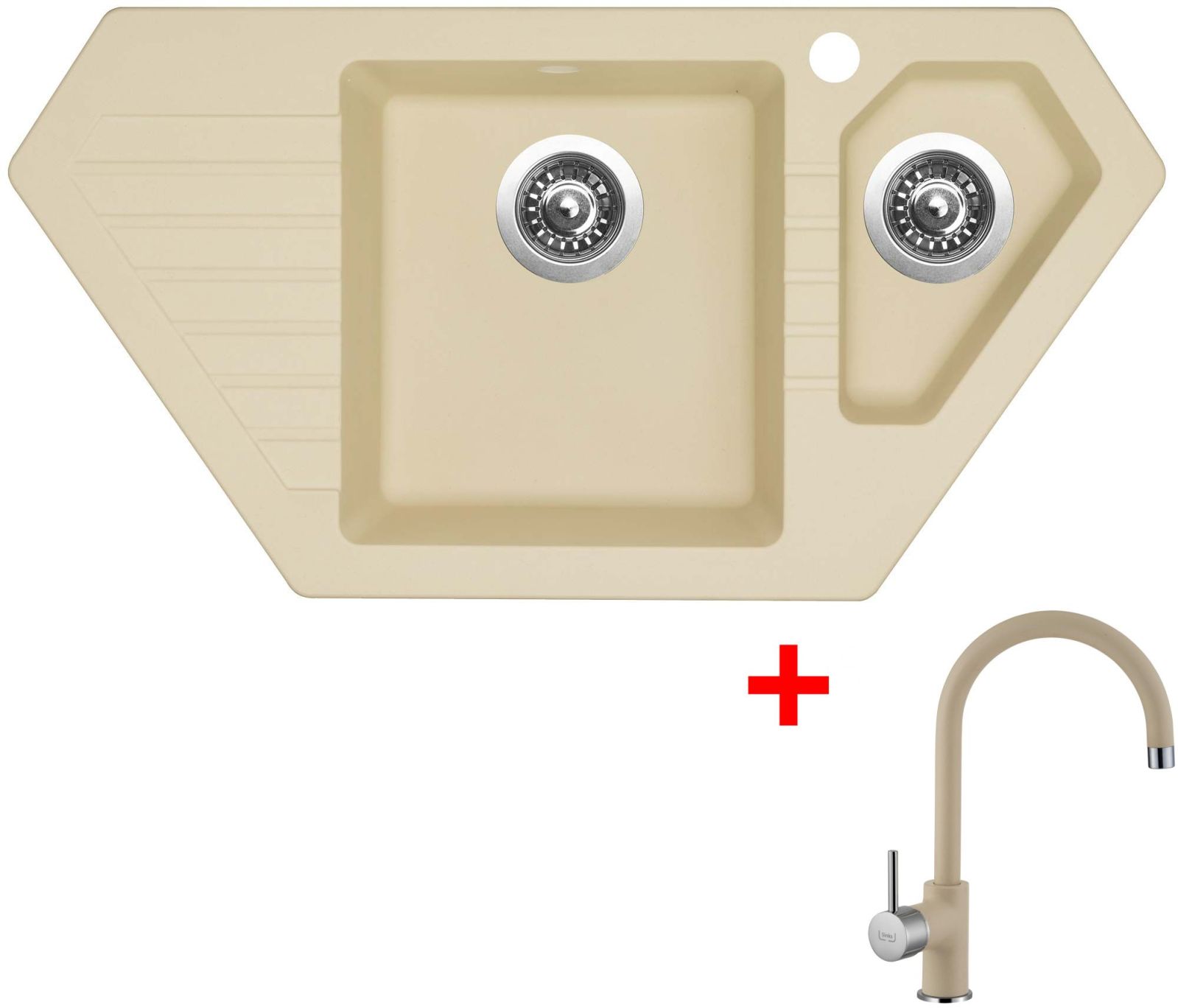 Sinks BRAVO 850.1 Sahara + Vitalia GR
