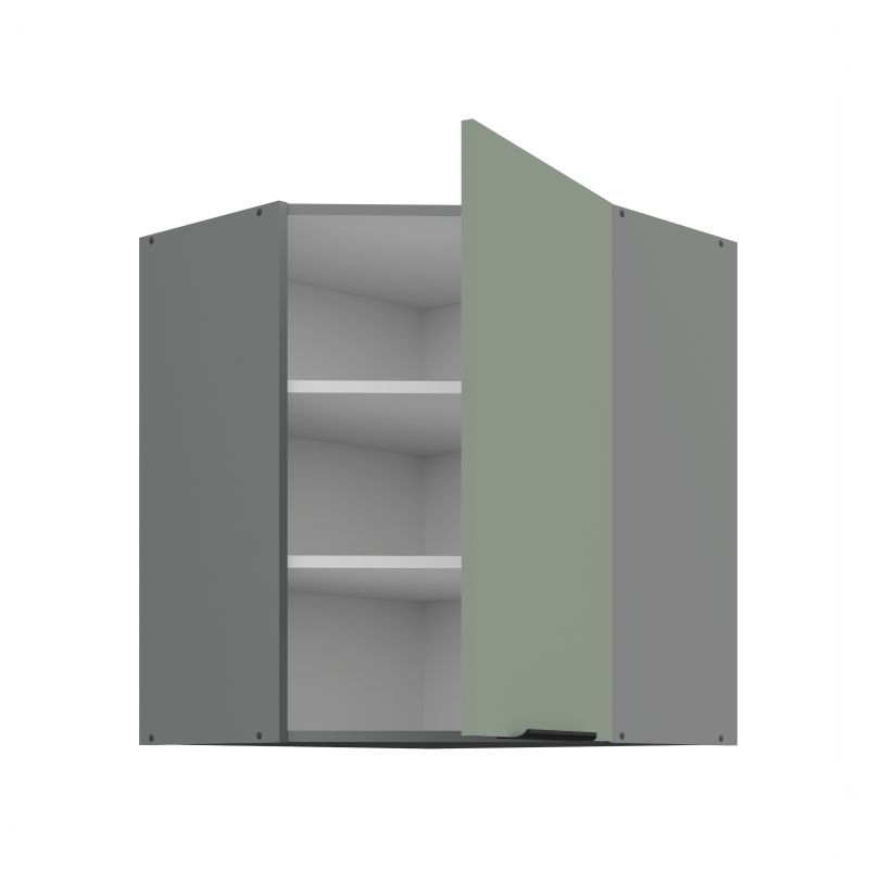 Horní rohová skříňka ARIA ANT MINT 60x60 GN-72 1F (45°)