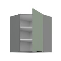 Horní rohová skříňka ARIA ANT MINT 60x60 GN-72 1F (45°)