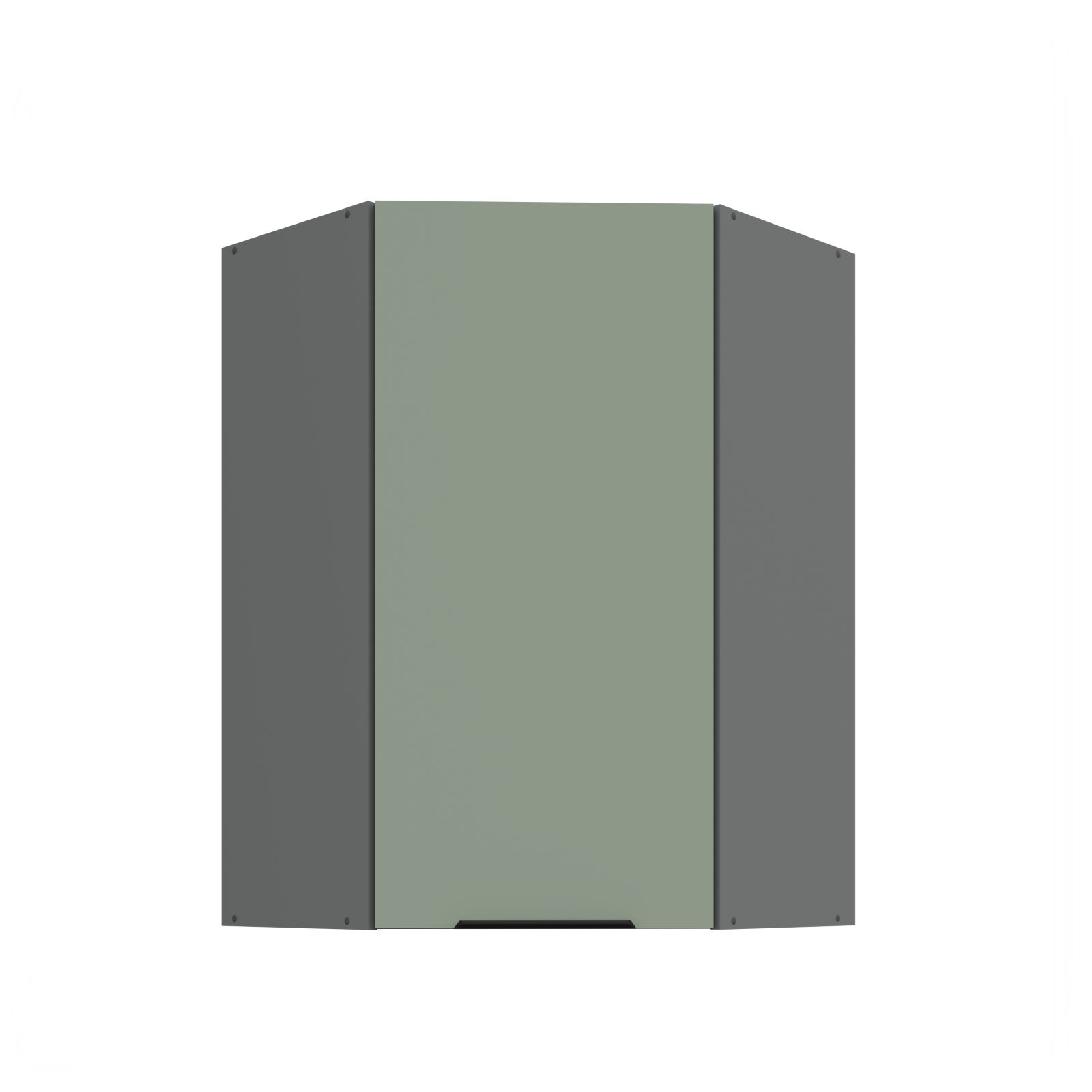 Horní rohová skříňka ARIA ANT MINT 60x60 GN-90 1F (45°)