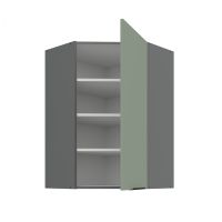 Horní rohová skříňka ARIA ANT MINT 60x60 GN-90 1F (45°)