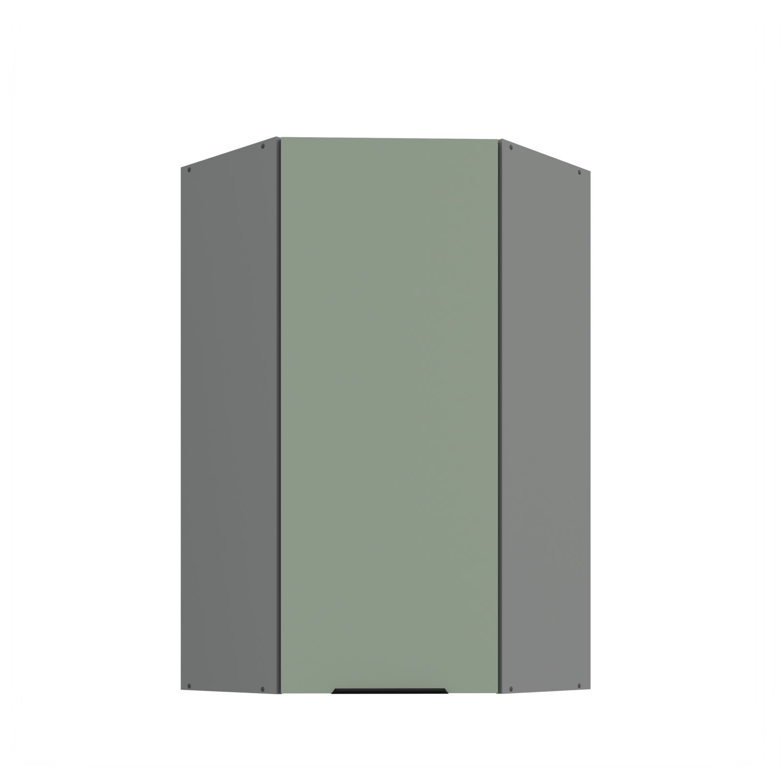 Horní rohová skříňka ARIA ANT MINT 60x60 GN-108 1F (45°)