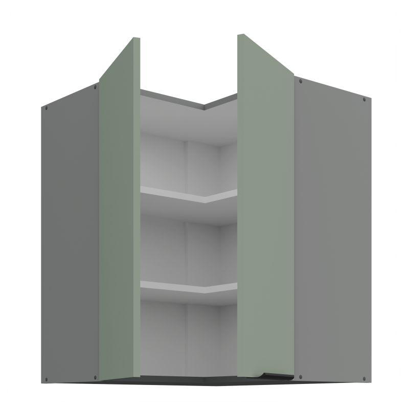 Horní rohová skříňka ARIA ANT MINT 60x60 GN-72 2F (90°)