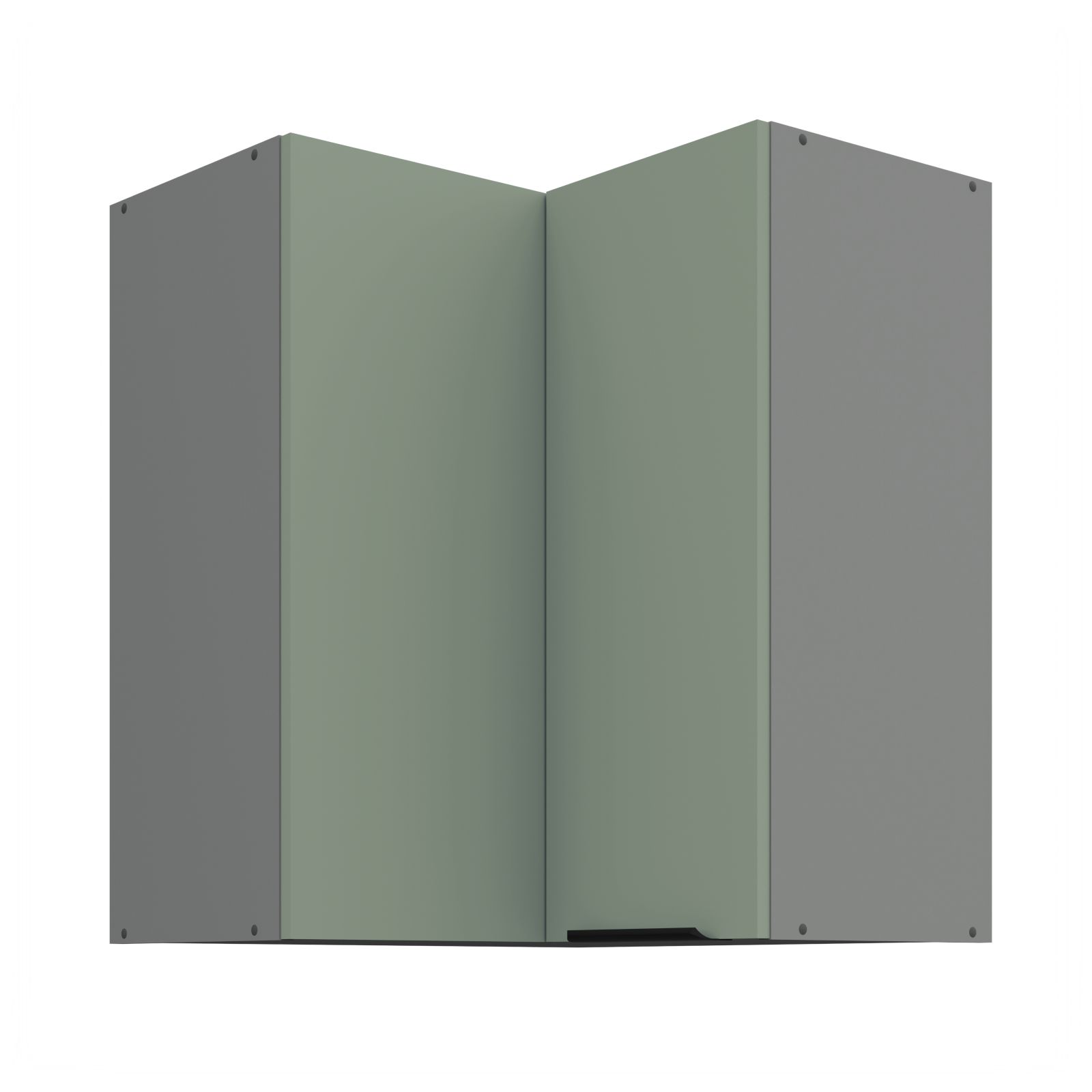 Horní rohová skříňka ARIA ANT MINT 60x60 GN-72 2F (90°)