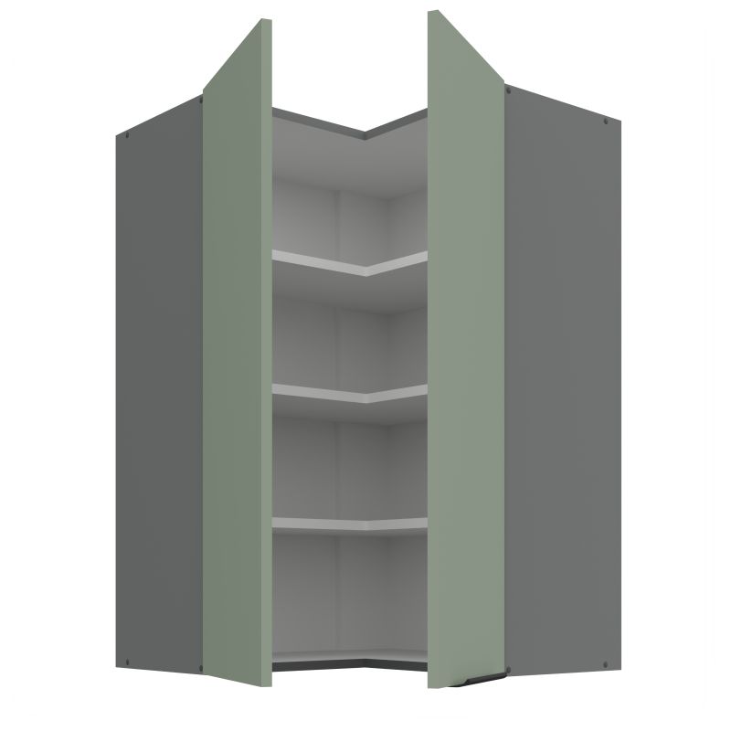 Horní rohová skříňka ARIA ANT MINT 60x60 GN-90 2F (90°)