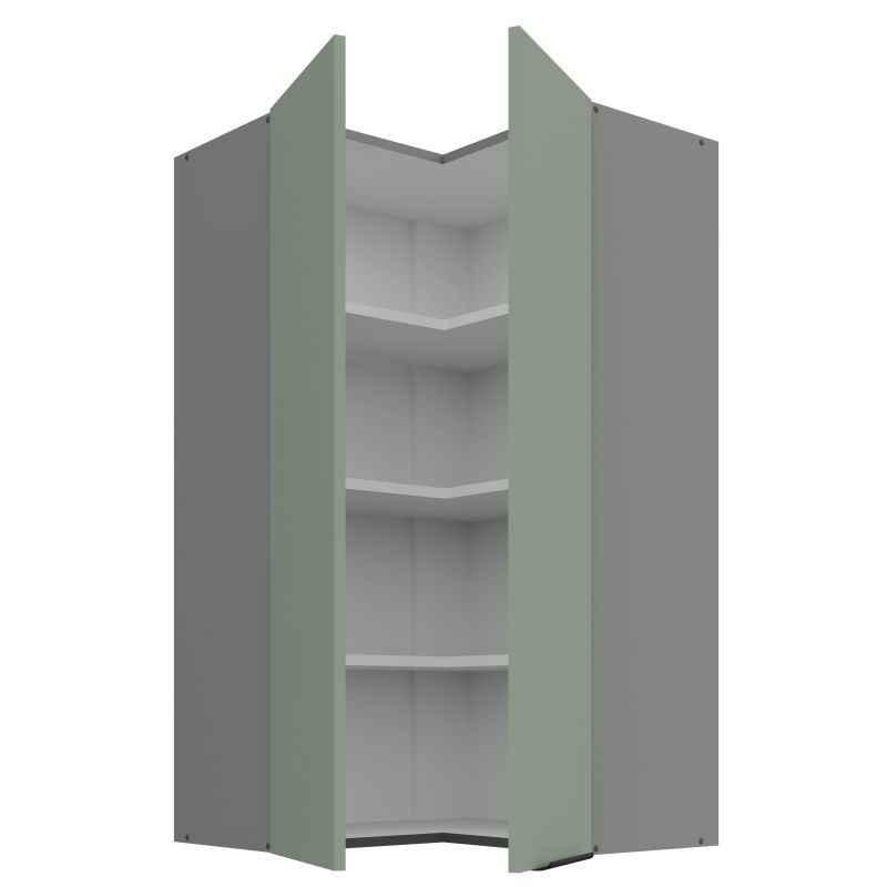 Horní rohová skříňka ARIA ANT MINT 60x60 GN-108 2F (90°)